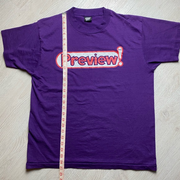 Vintage Purple “Preview!” T-Shirt - Picture 8 of 8